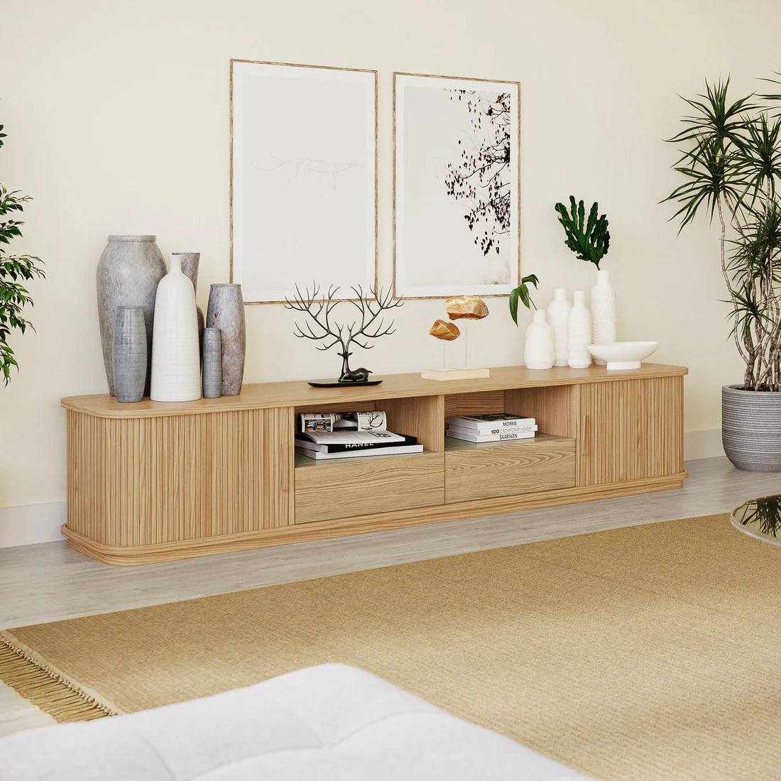 Wall Mounted Display Shelf