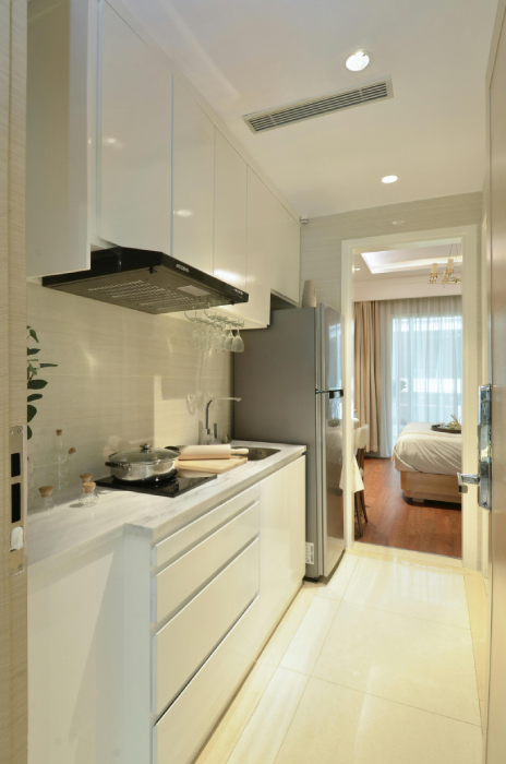 Straight Kitchen Layout